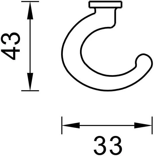 Domoletti HANGER FURN WK12 MAT NI (10/100)