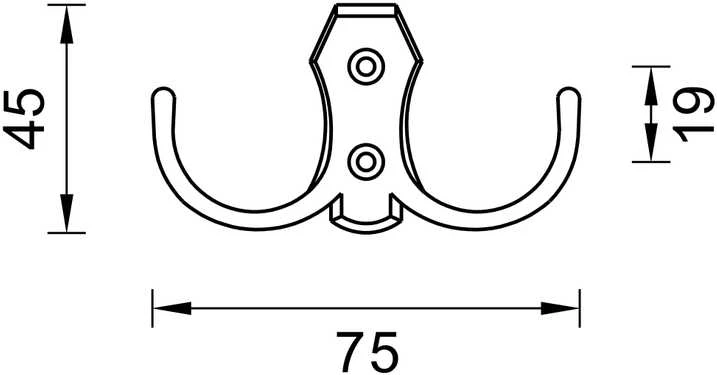 Domoletti HANGER FURN WZ89 Juodas (10/100)