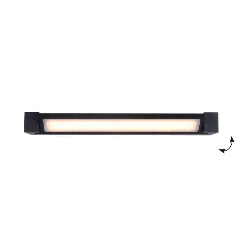 Viokef 12,5W LED sieninis šviestuvas VALSE, juodas, 2950K, 4213201