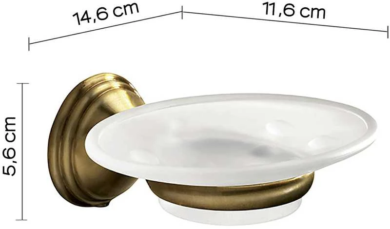 Muilinė GEDY ROMANCE 7511 44, balta, žalvario