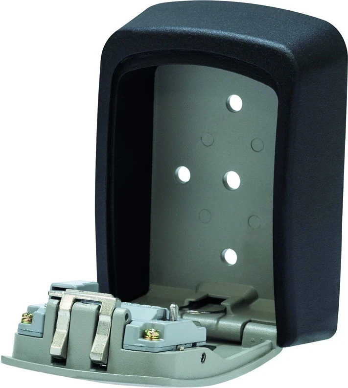 Sieninis raktų seifas Abus, 3.9 x 8.75 x 12 cm, pilka