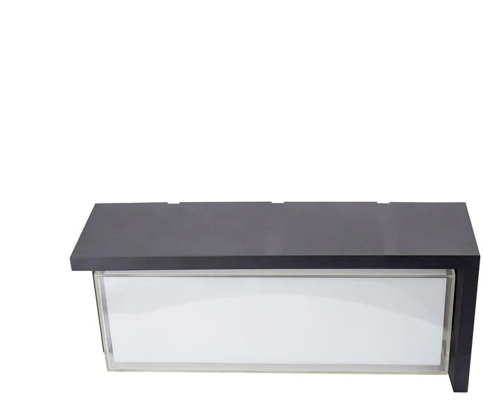 Sieninis šviestuvas Sieninis lauko šviestuvas Spectrum, 20W, LED, IP65, juodas,