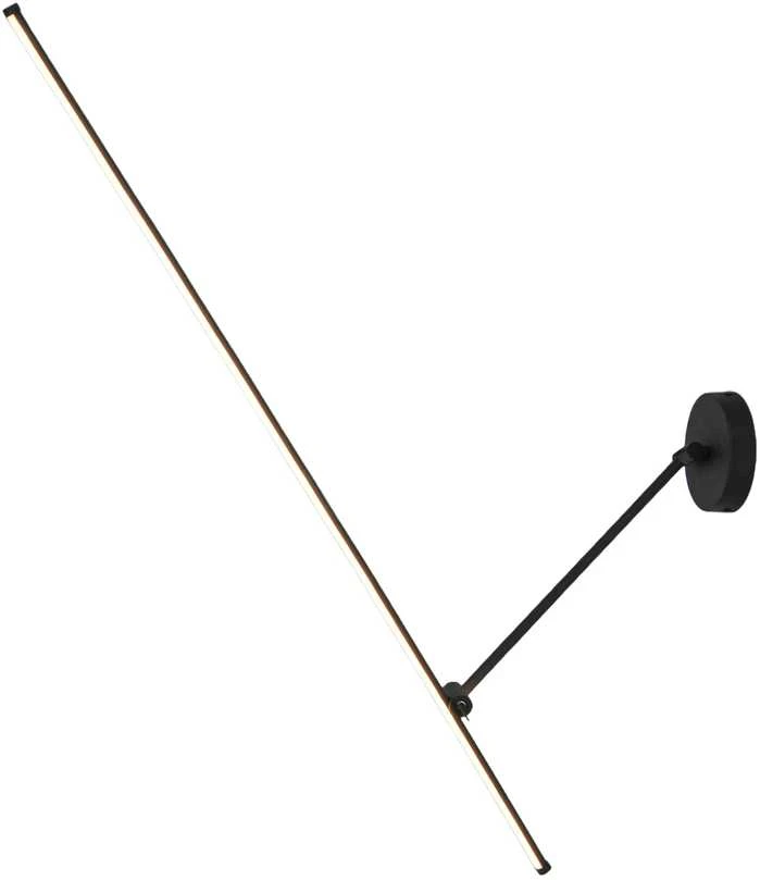 Sieninis šviestuvas Domoletti lubinis LED šviestuvas TANGER 100CM Juodas pakabinamas šviestuvas