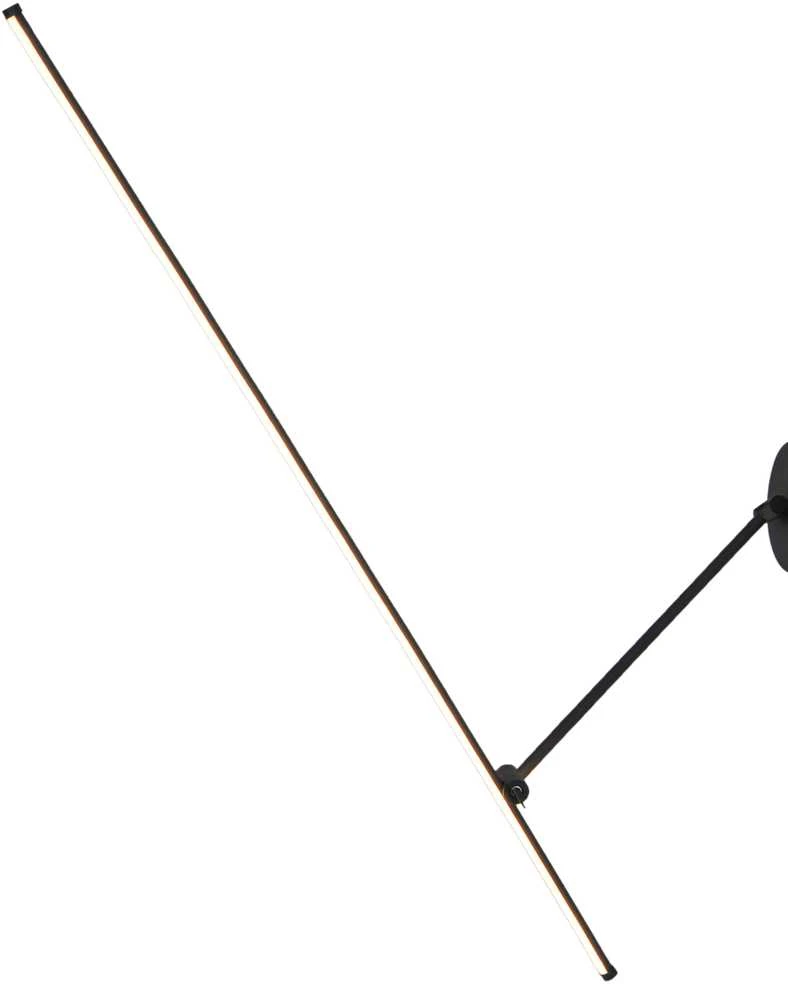 Sieninis šviestuvas Domoletti lubinis LED šviestuvas TANGER 100CM Juodas pakabinamas šviestuvas