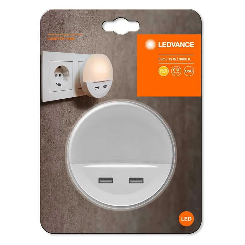 Sieninis šviestuvas Osram Naktinis šviestuvas Ledvance Lunetta 4058075266902, 13 W