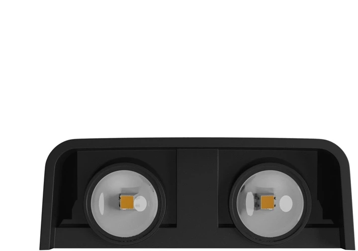 Spectrum Sieninis lauko šviestuvas 4W, LED, CCT, 400lm, IP54, juodas