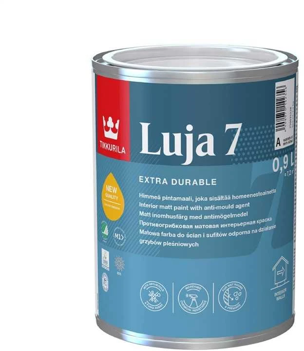 Sienų dažai Tikkurila Luja 7, balta sp., 0.9 l