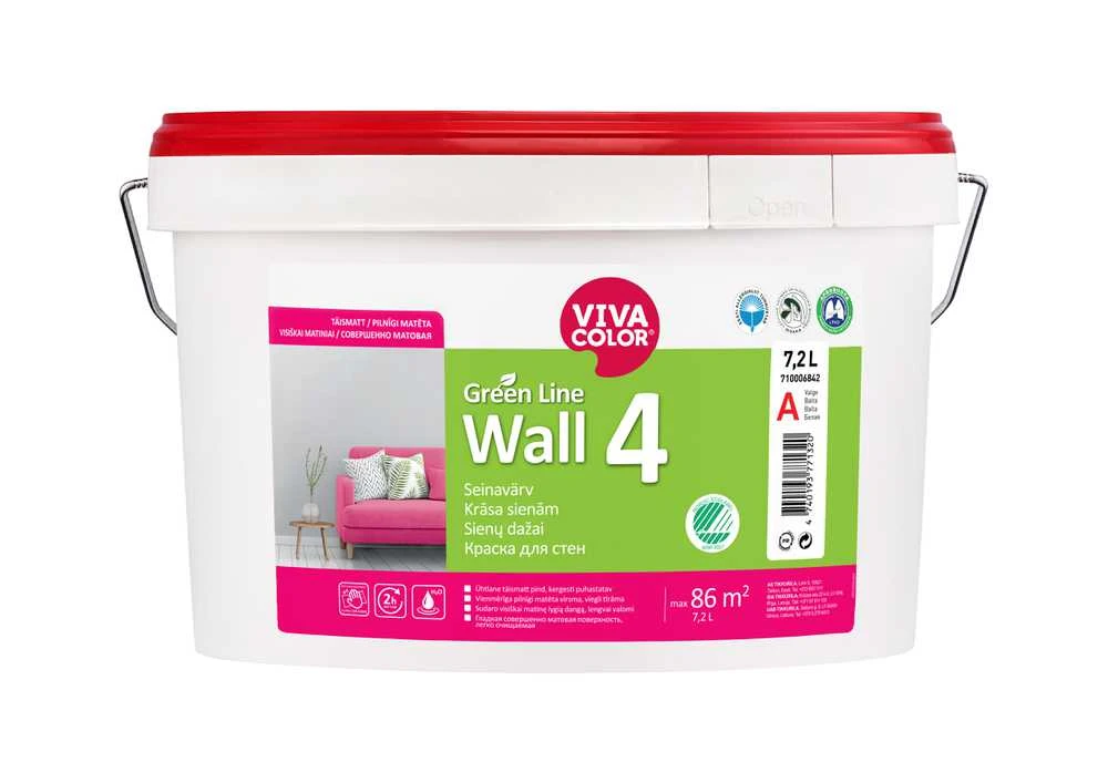 VivaColor PAINT Žalias LINE WALL 4 A 7,2L