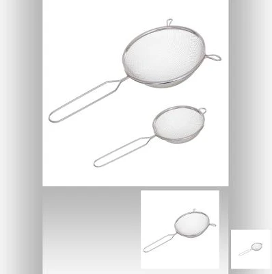 Five Nerūdijančiojo plieno sietelių rinkinys, 2 vnt.