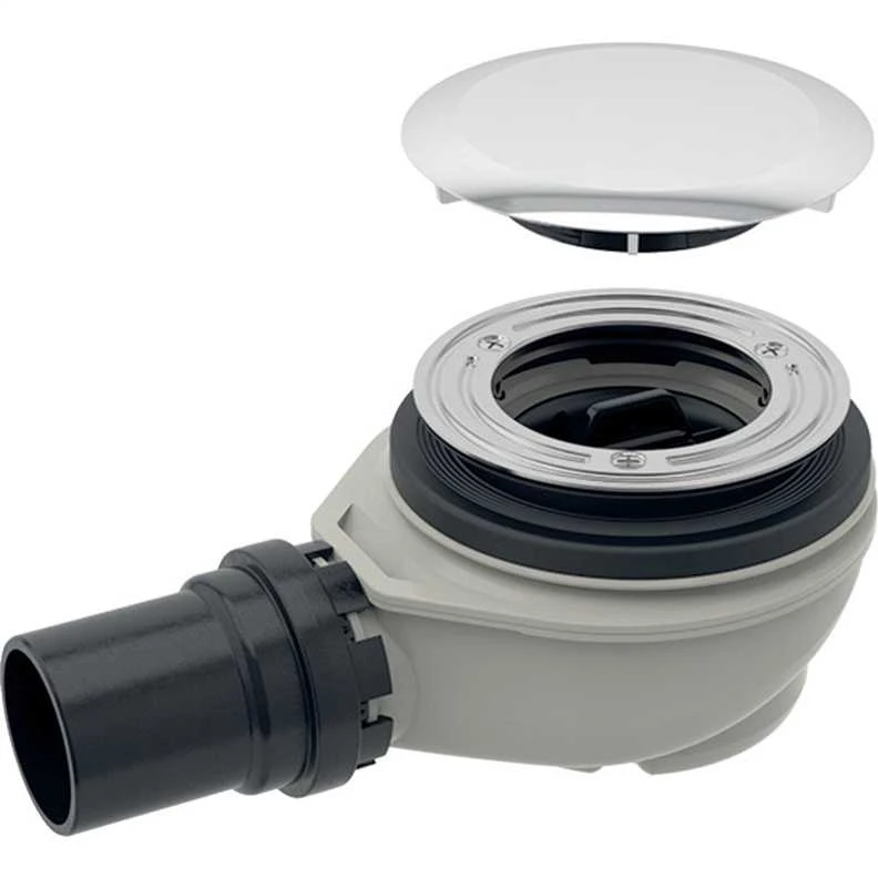 Geberit SIFONAS DUŠO PADĖKLUI D90 CHROMUOTAS