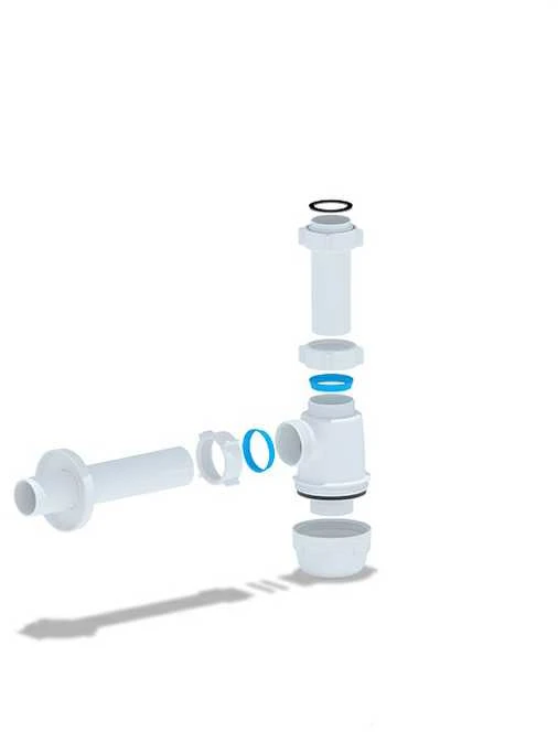 Ani_Plast Plautuvės sifonas 11/2×40 vamzdelis ø40