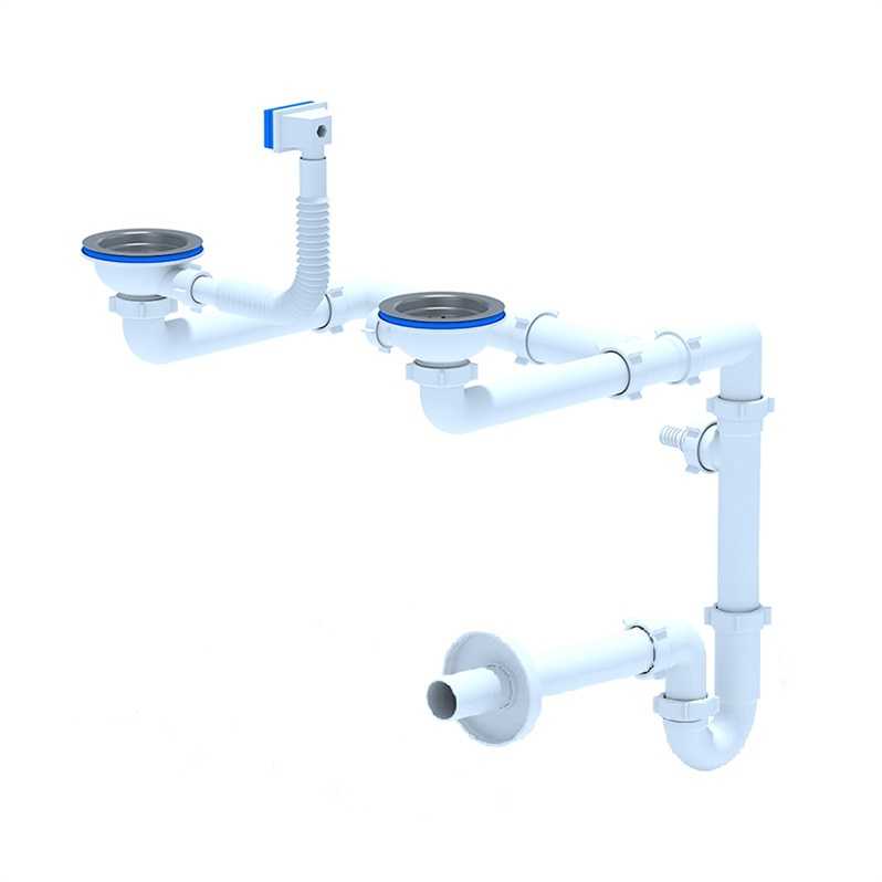 Ani_Plast Sifonas dvigubai plautuvei Aniplast LD0515