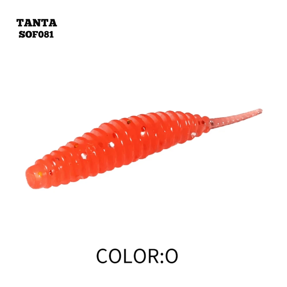 Silikoninis masalas AsaTsuri Tanta Hot Raudona, ilgis 2,5 cm, 20vnt