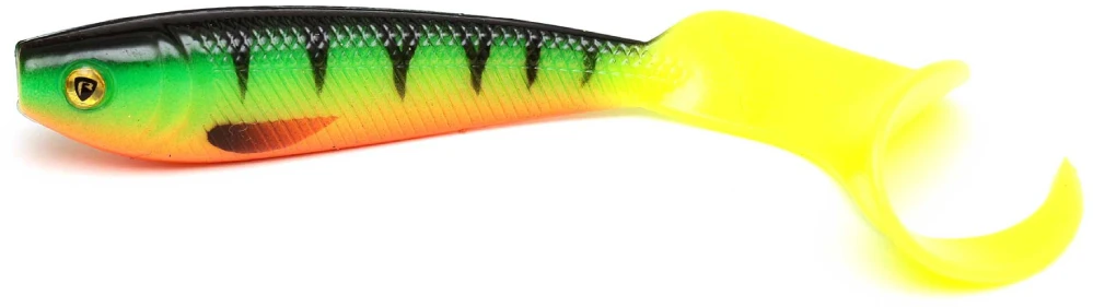Silikoninis masalas Fox Rage Pro Grub - UV Firetiger 8 cm