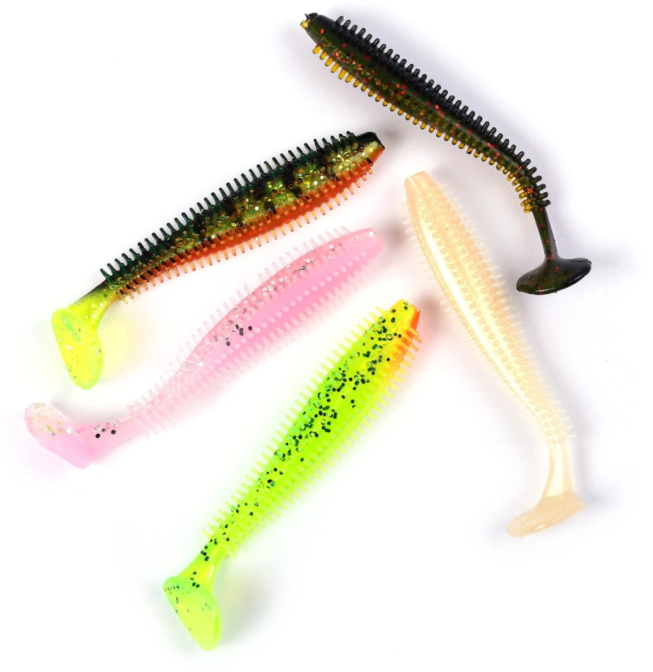 Guminukas FOX RAGE Spikey UV Maišytų Spalvų 5 vnt. 9 cm