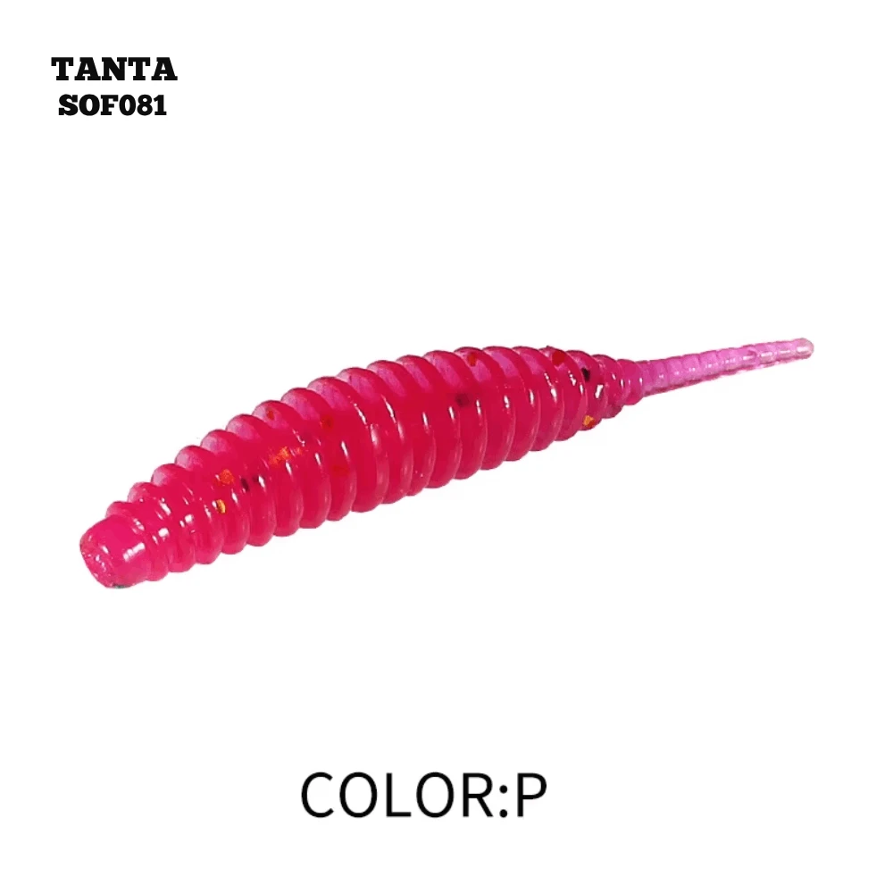 Silikoninis masalas AsaTsuri Tanta Hot Rožinė, ilgis 2,5 cm, 20vnt