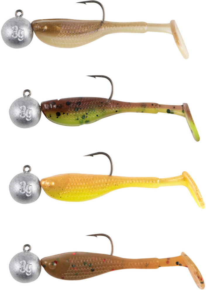 Silikoninis masalas Fox Rage Mini Fry UV 4cm 3g 4vnt