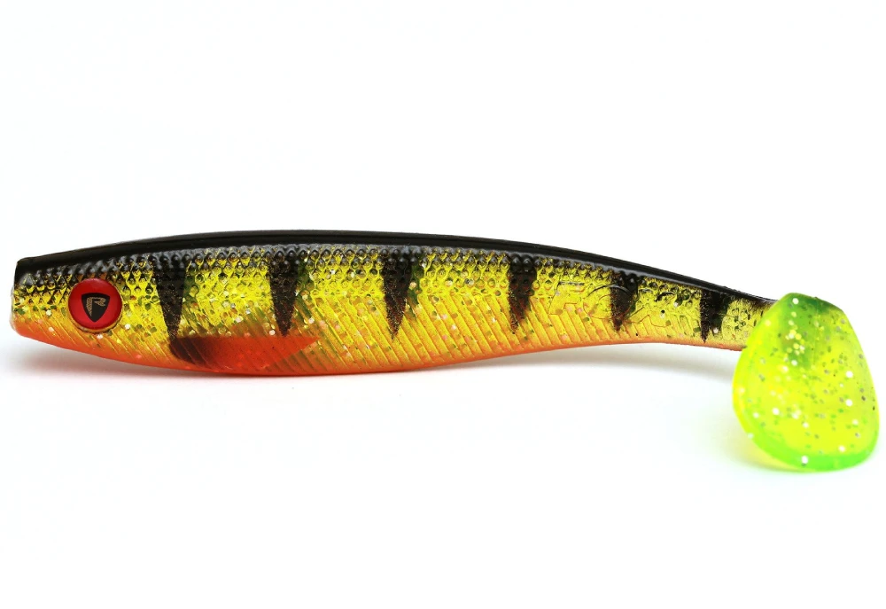 Silikoninis masalas Fox Rage Pro Shad - UV Perch 10 cm
