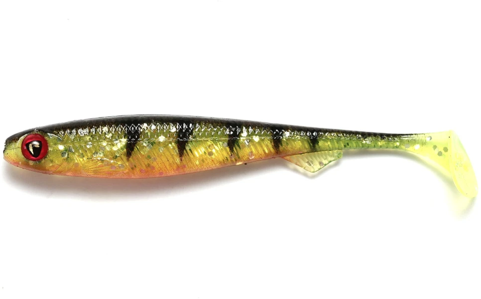 Silikoninis masalas Fox Rage Slick Shad - Perch UV 11cm