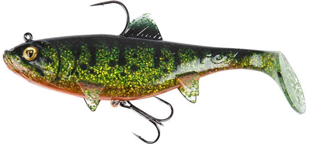 Silikoninis masalas Fox Rage Wobble Replicant - UV Pike 14cm