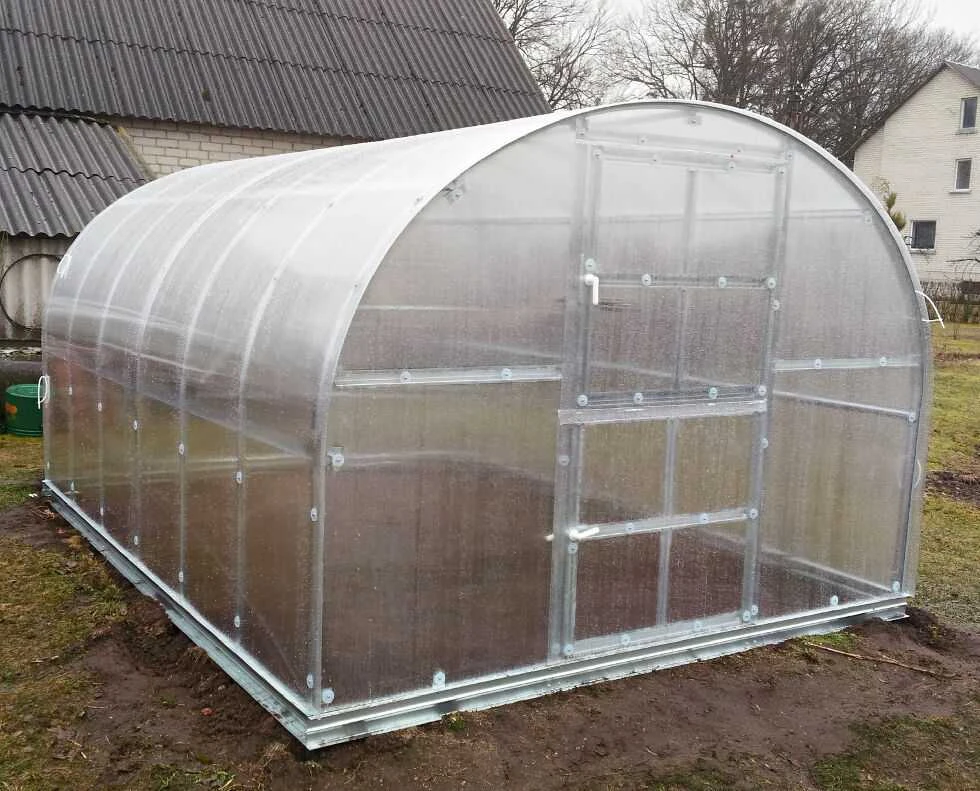Meistro Kodas Arkinis šiltnamis KLASIKA 12 m2/4 mm danga (3x4 m)