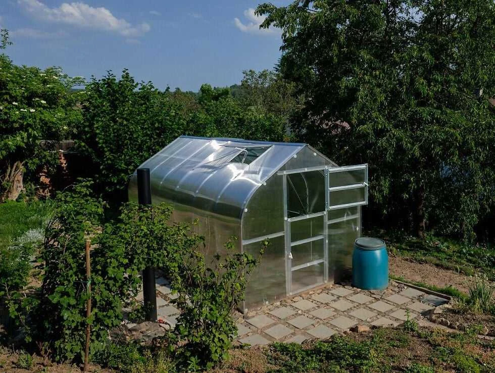 Meistro Kodas Šiltnamis STANDART*KLASIKA 10 m2/4 mm (2,5x4 m) 2 stoglangiai