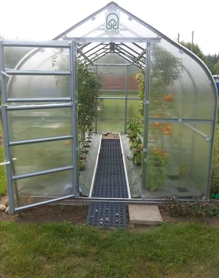 Meistro Kodas Šiltnamis STANDART*KLASIKA 10 m2/4 mm (2,5x4 m) 2 stoglangiai