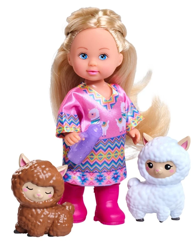 simba Doll El with alpacas