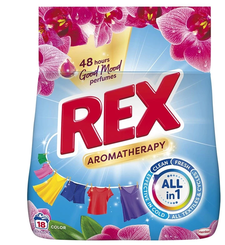 DETERGE POWD REXAROMATHERAPY 18WS 0.9KG