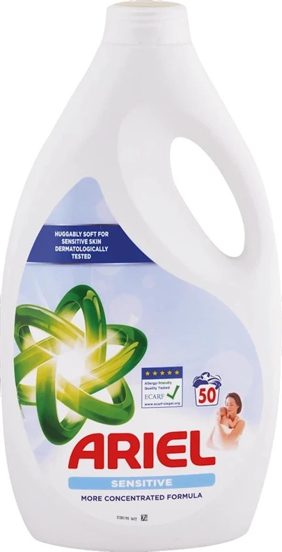 Skalbimo gelis Ariel Sensitive, 2.25 l