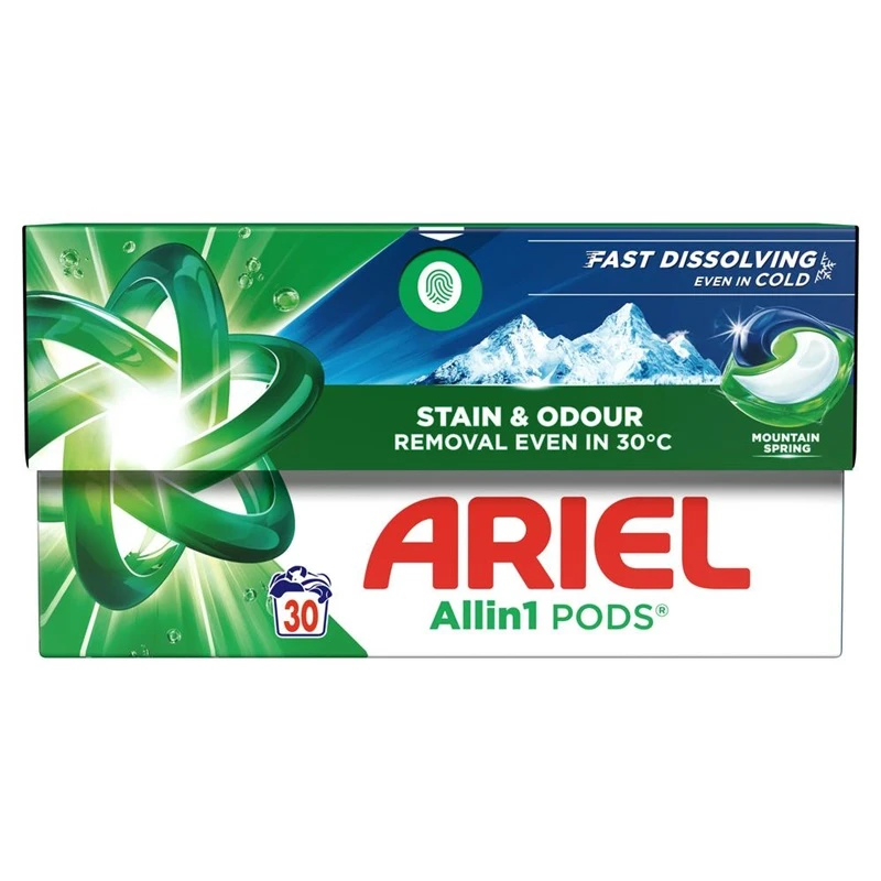Skalbimo kapsulės Ariel, 30 vnt.