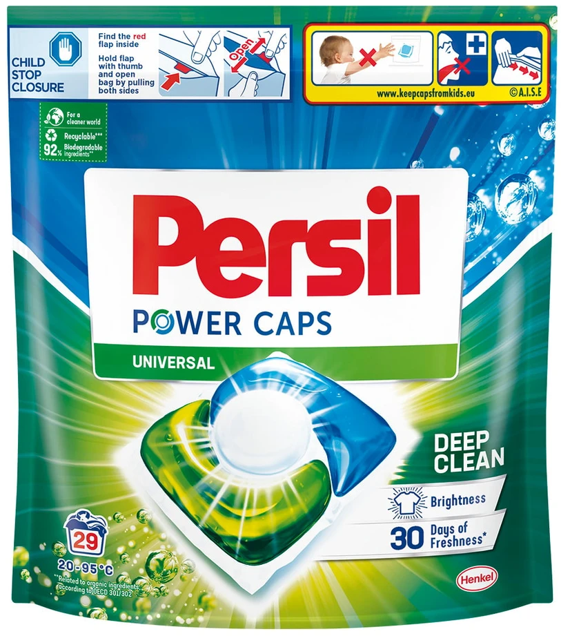 KAPSULĖS SK PERSIL POWER CAP Baltas 29VNT