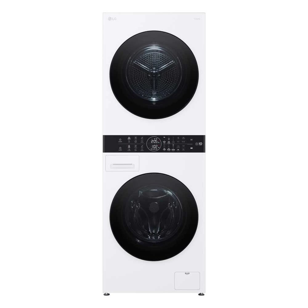 Skalbimo mašina Skalbyklė–džiovyklė LG WashTower™ WT1210WWF, 12/10 kg, 1400 aps./min, Steam™, TurboWash™360, ThinQ™ Wi-Fi