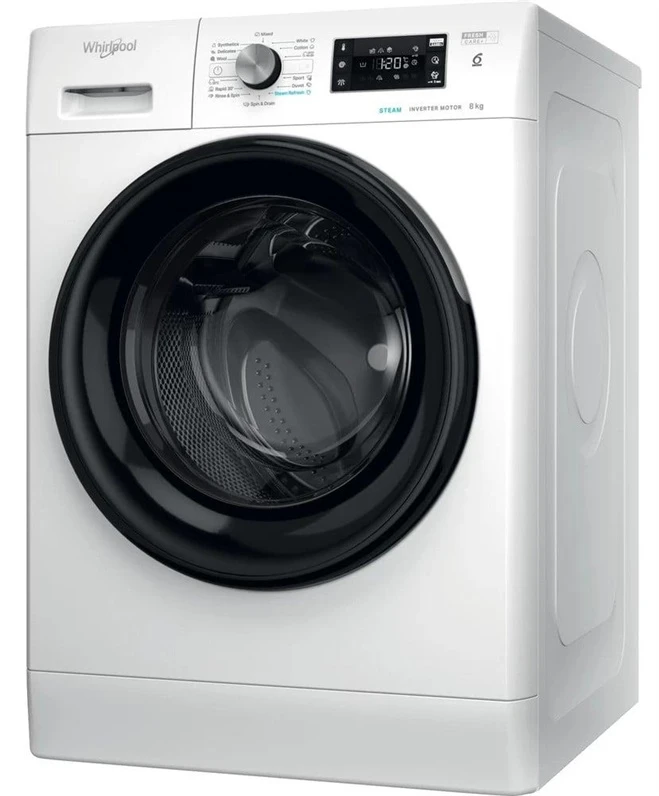 WHIRLPOOL Skalbimo mašina FFB 8469 BV EE, 8kg, 1400 rpm, Energy class A, Gylis 63 cm, Inverter motor, Steam refresh