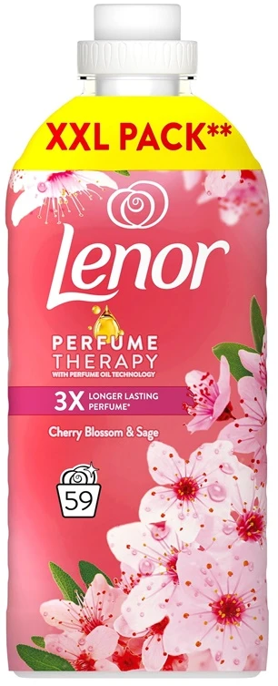 Minkštiklis LENOR Cherry Blossom & Sage, 59 skalb., 1239ml