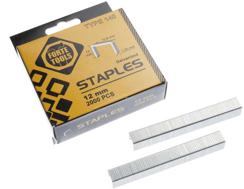 Kabės Forte Tools. 140. 12 mm. 2000 vnt
