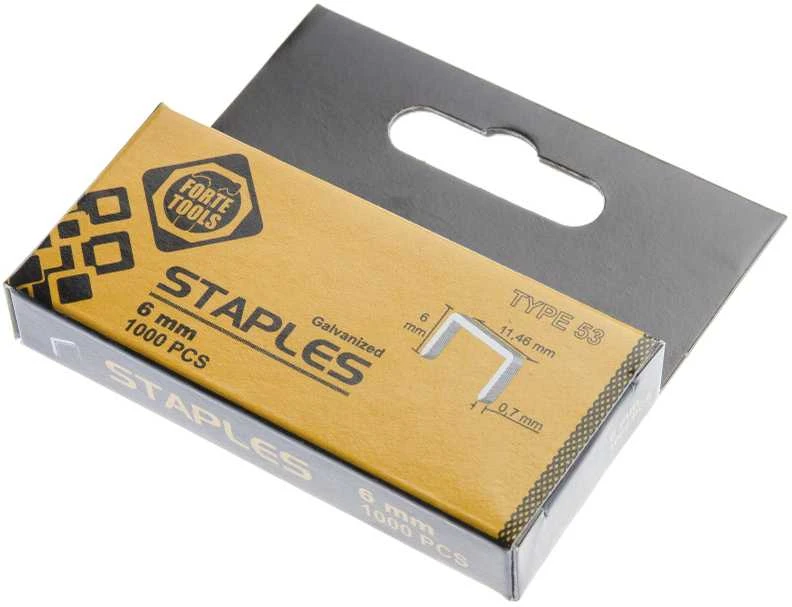 Segtukų kabės Forte Tools, 11.46 mm x 0.7 mm, 1000 vnt.