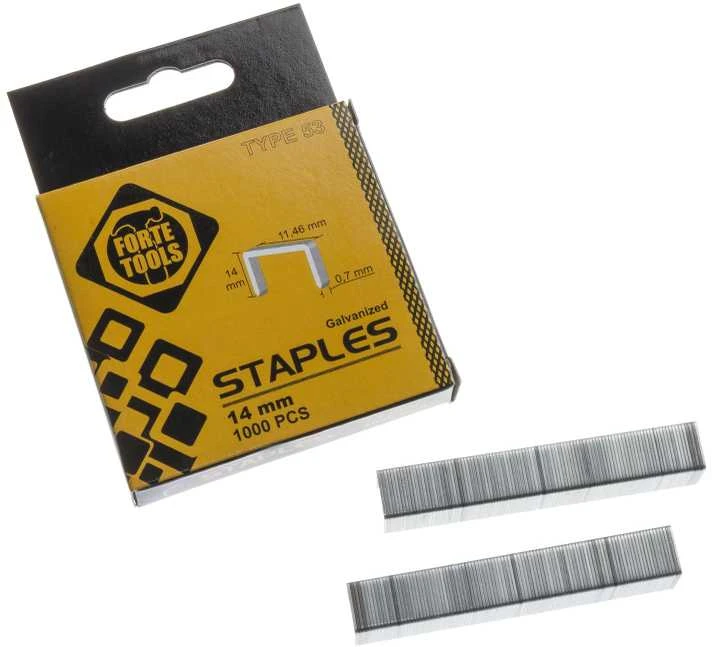 Segtukų kabės Forte Tools, 11.46 mm x 0.7 mm, 1000 vnt.