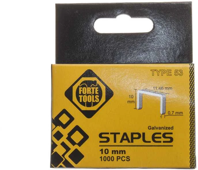 Segtukų kabės Forte Tools, 11.46 mm x 0.7 mm, 1000 vnt.