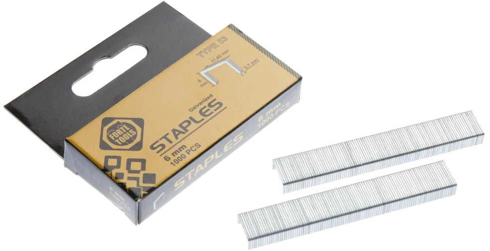 Segtukų kabės Forte Tools, 11.46 mm x 0.7 mm, 1000 vnt.