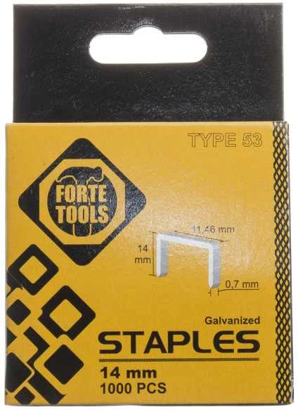 Segtukų kabės Forte Tools, 11.46 mm x 0.7 mm, 1000 vnt.