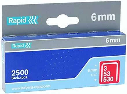 Kabės „Rapid" 53/6 2500 vnt.