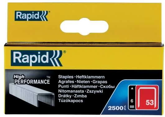 Kabės „Rapid" 53/6 2500 vnt.
