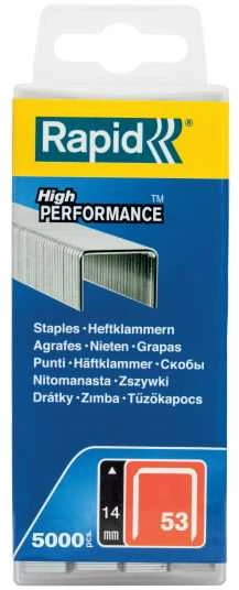 Rapid Kabės Nr53 14mm 5000 vnt plastikinė dėžutė