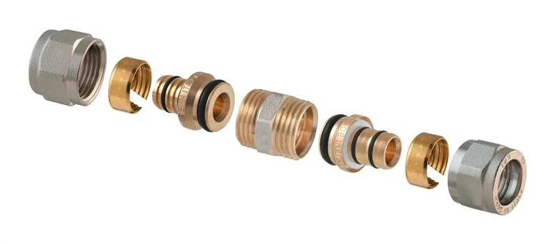 Tdm Brass Išardomoji užveržiama jungtis 1440, 20 x 20 mm