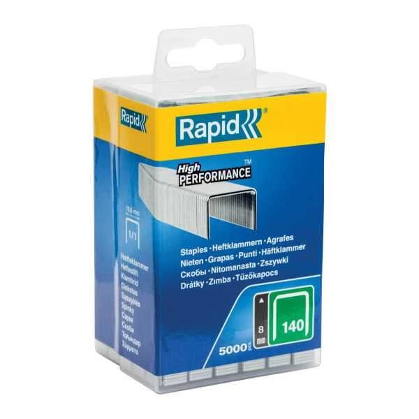 Rapid Kabės Nr140 8mm 5000 vnt plastikinė dėžutė
