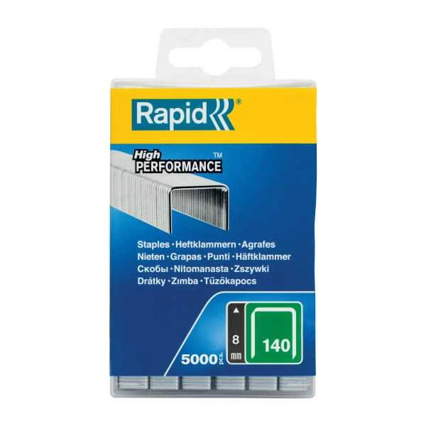 Rapid Kabės Nr140 8mm 5000 vnt plastikinė dėžutė