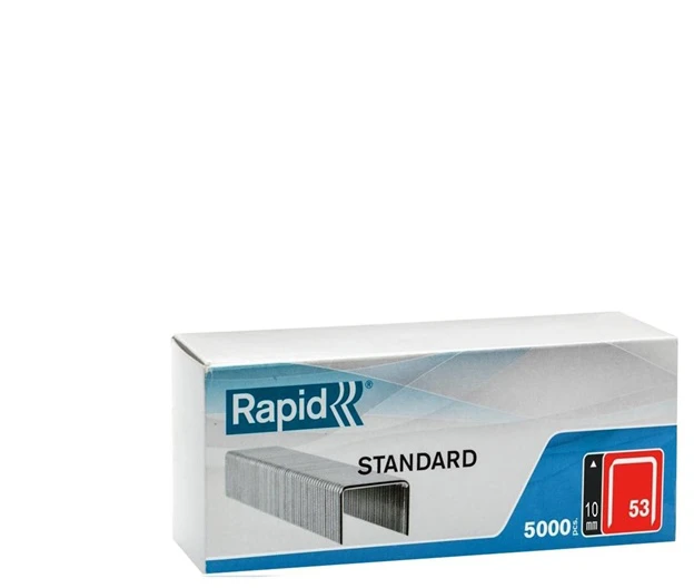 Kabės Rapid Standart 53 tipo 10 mm 5000 vnt