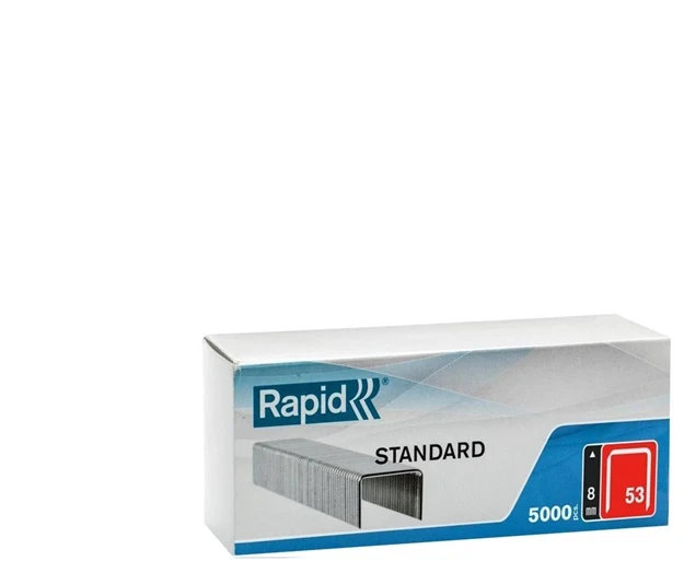 Kabės Rapid Standart, 53 tipo, 8mm, 5000vnt