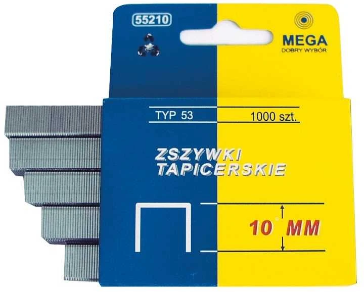 Mega Grūdintos apmušalų kabės ilgis, 10 mm